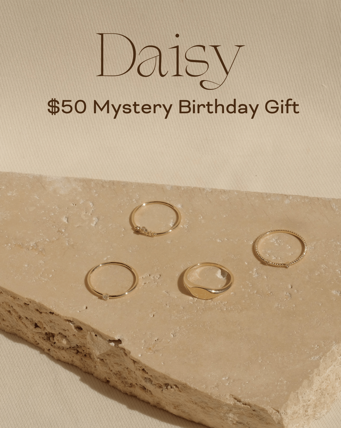 $50 Mystery Birthday Gift - Daisy