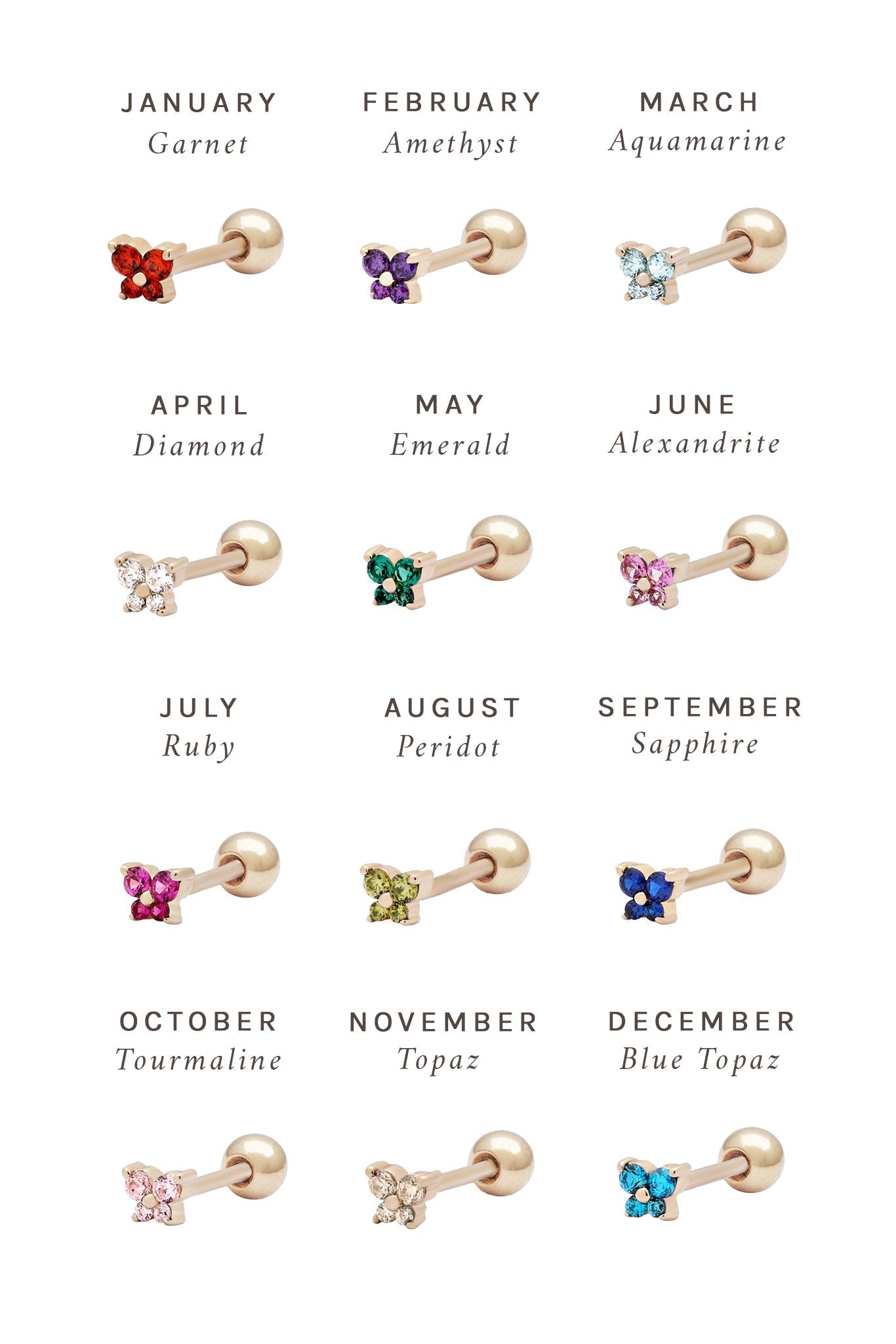 14K Solid Gold Cho Butterfly Single Stud | S-kin Studio Jewelry | Ethical Piercing Earrings