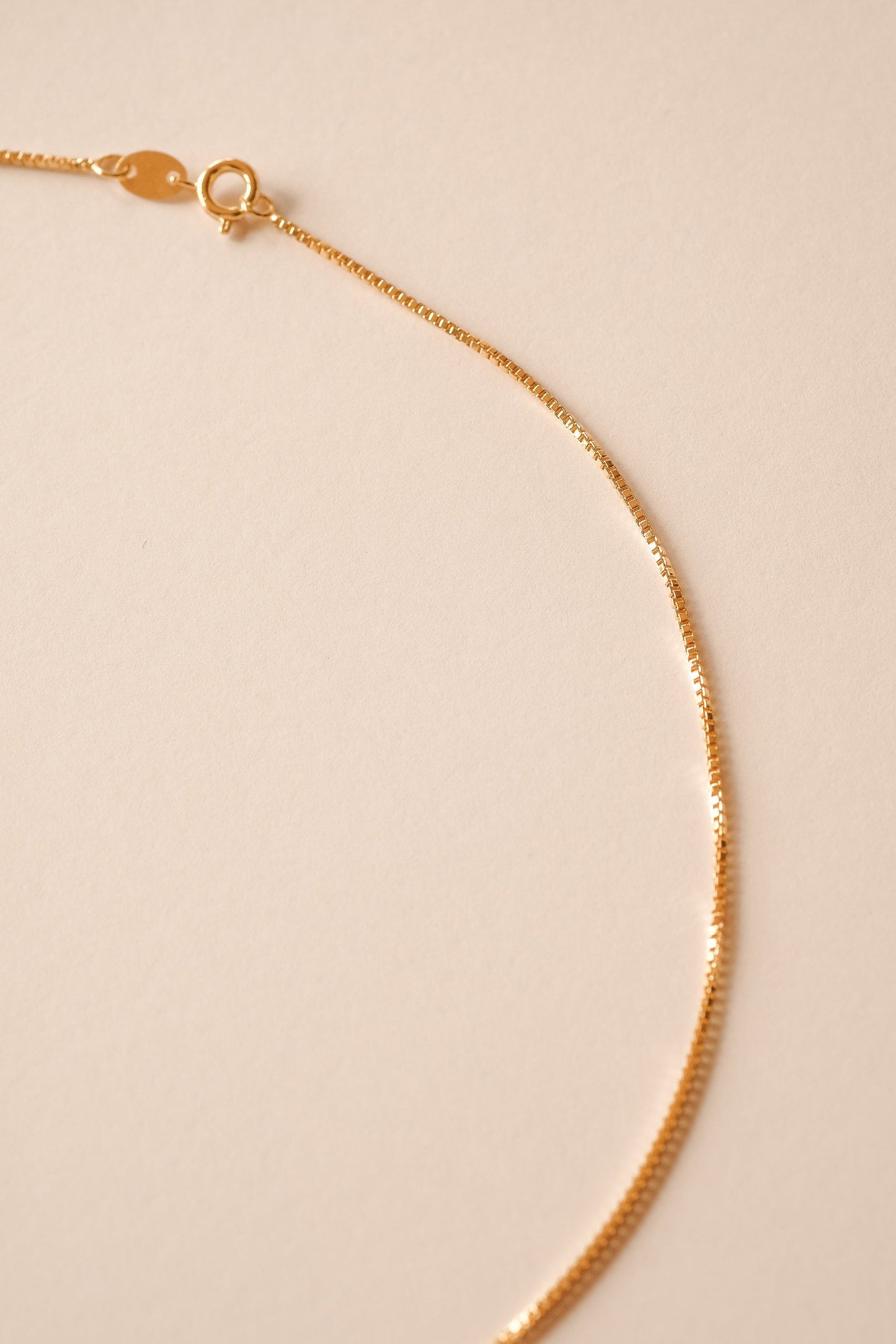 Box Chain Necklace - S-kin Studio Jewelry | Minimal Jewellery That Lasts.