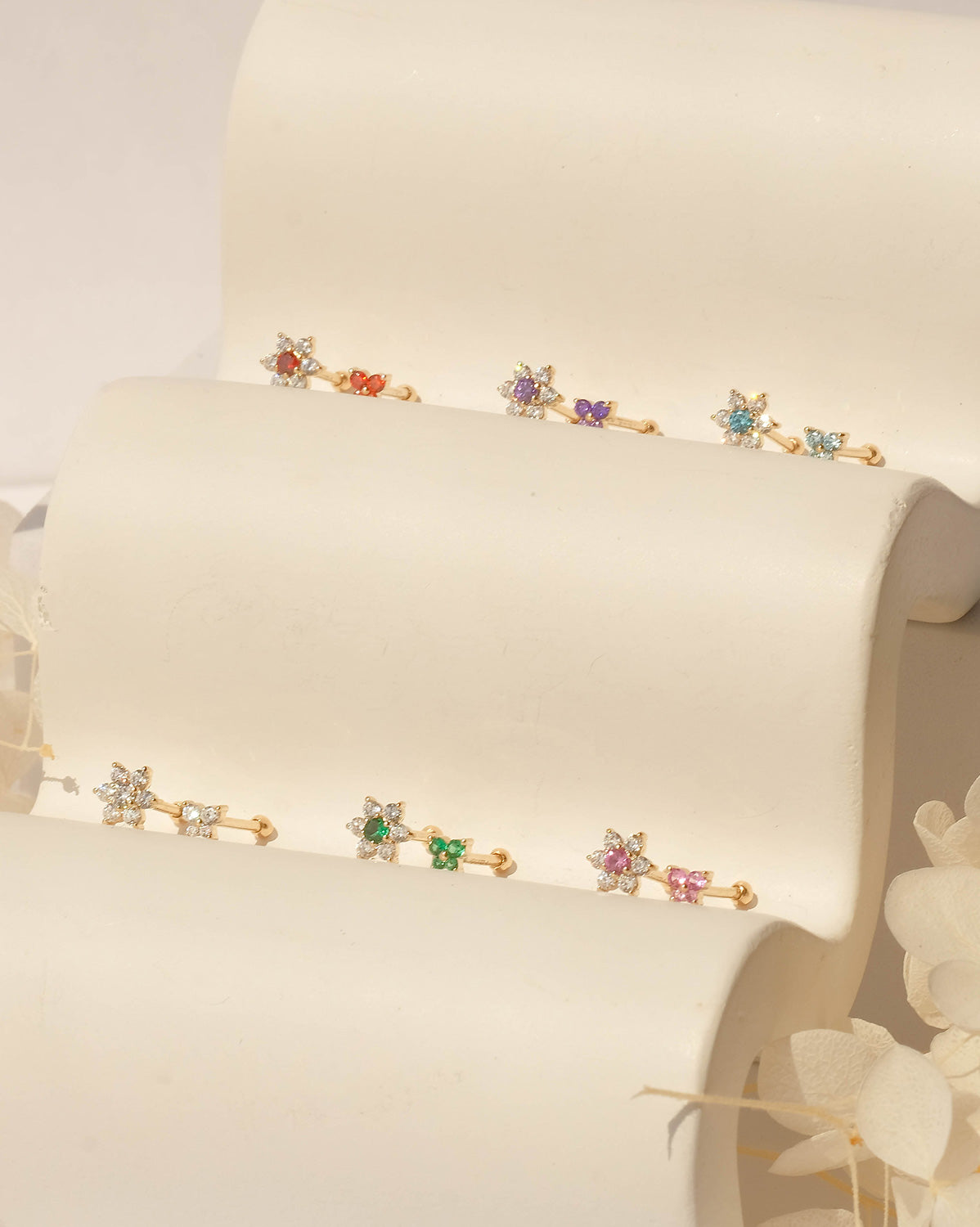 14K Solid Gold Cho Butterfly Single Stud | S-kin Studio Jewelry | Ethical Piercing Earrings