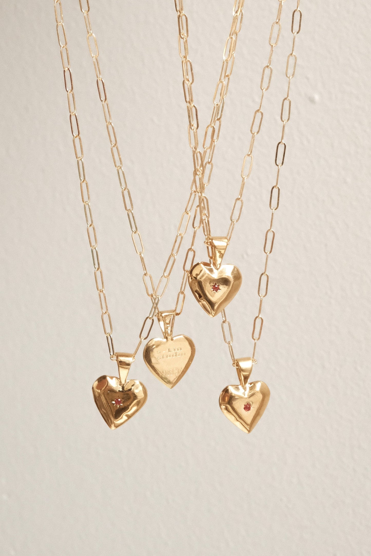 Gilded Heart Pendant Necklace - S-kin Studio Jewelry | Minimal Jewellery That Lasts.