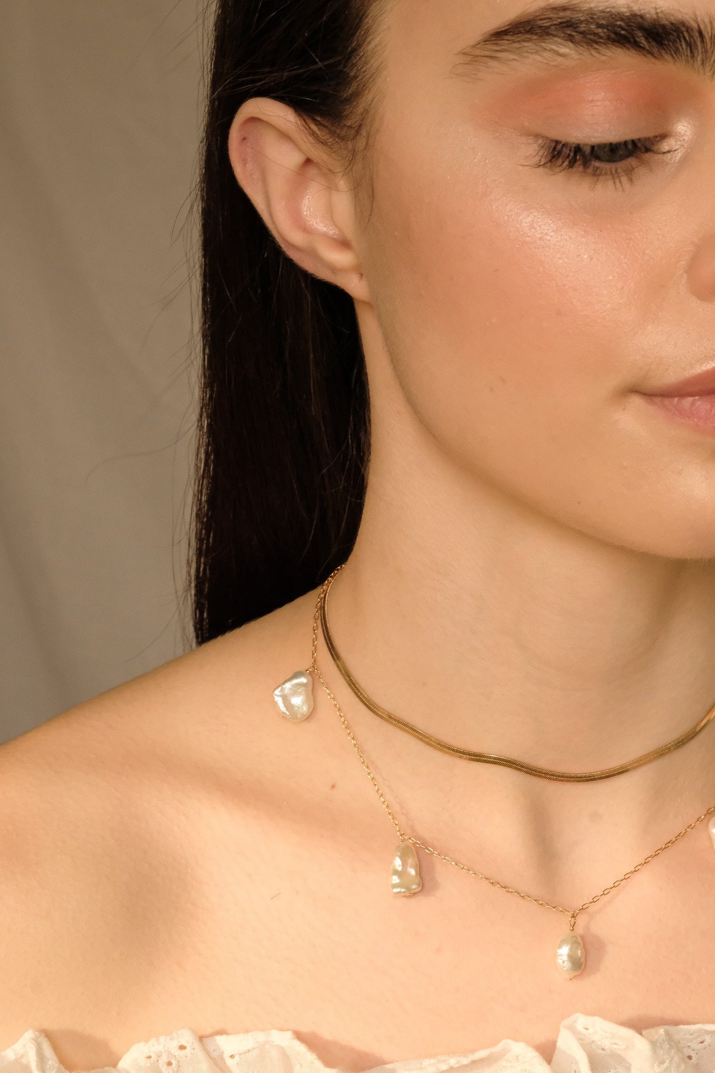 Ana Keshi Pearl Necklace - S-kin Studio Jewelry | Minimal Jewellery That Lasts.