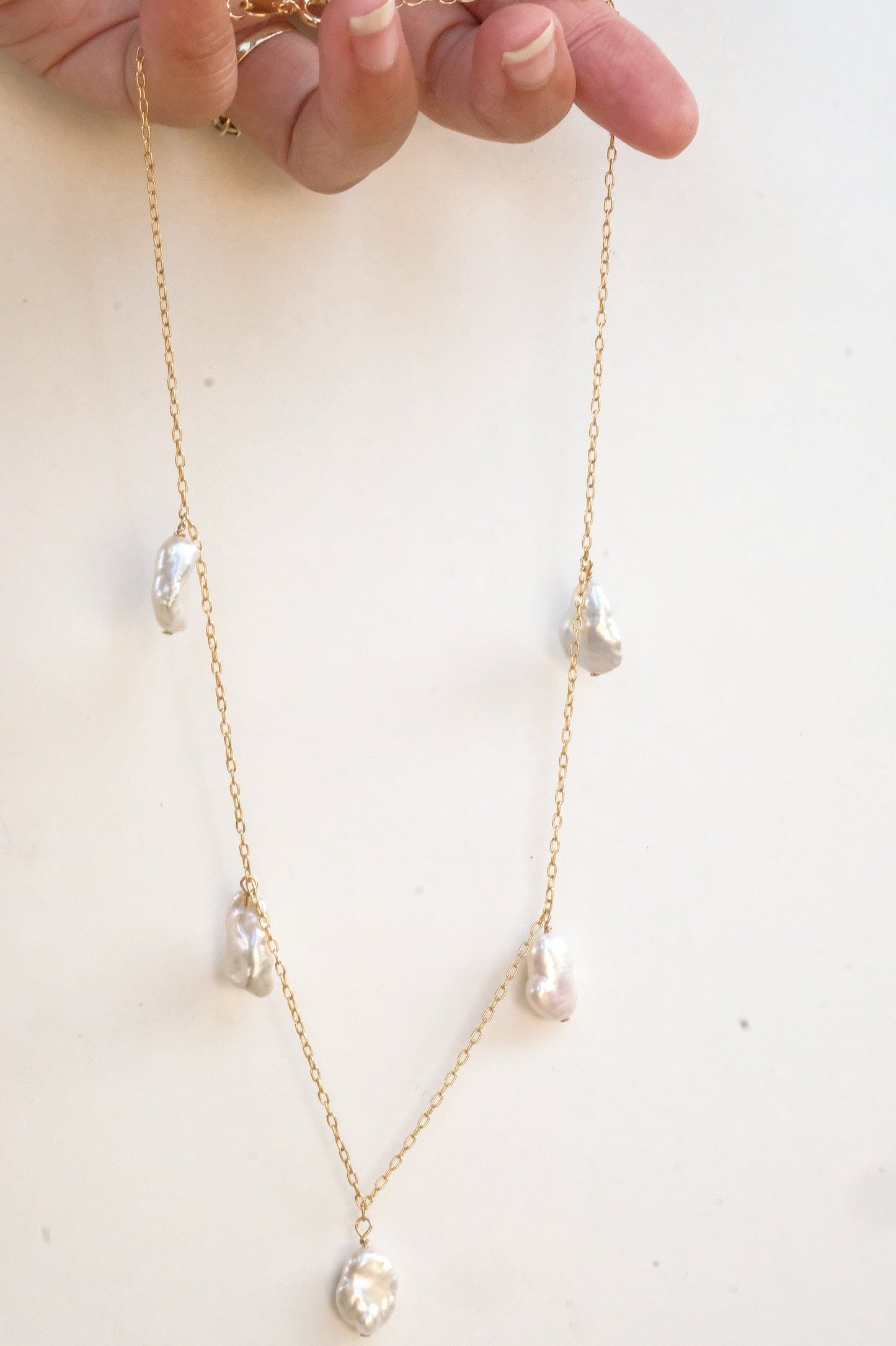 Ana Keshi Pearl Necklace - S-kin Studio Jewelry | Minimal Jewellery That Lasts.