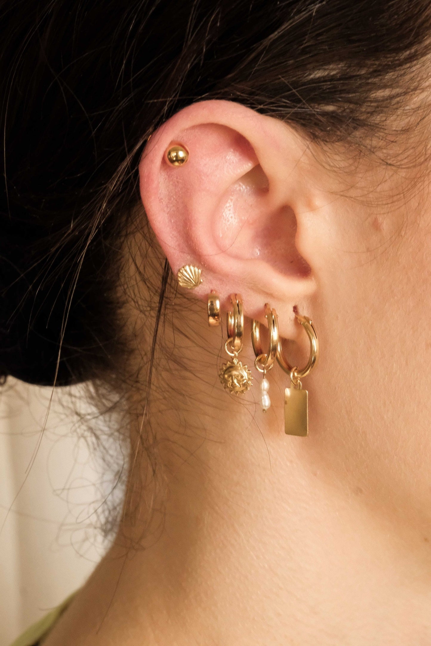 Mix & Match Double Mini Pearls Charm - S-kin Studio Jewelry | Minimal Jewellery That Lasts.