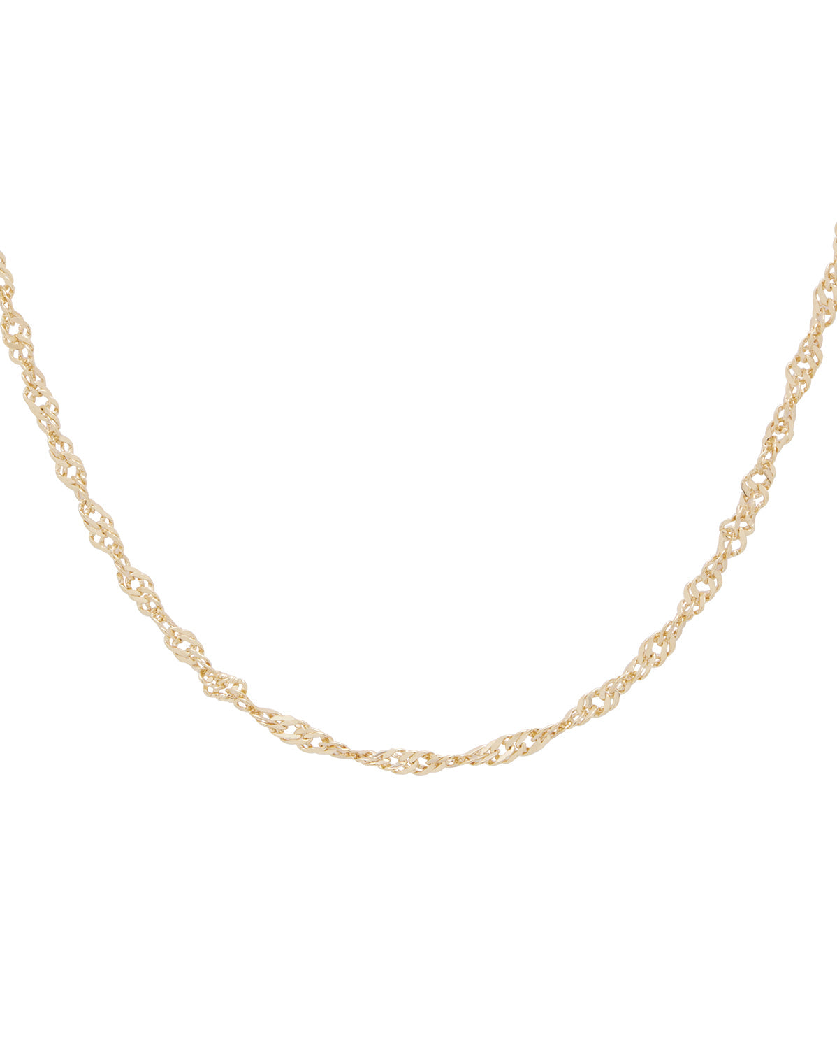 14K Solid Gold Hong Rope Necklace
