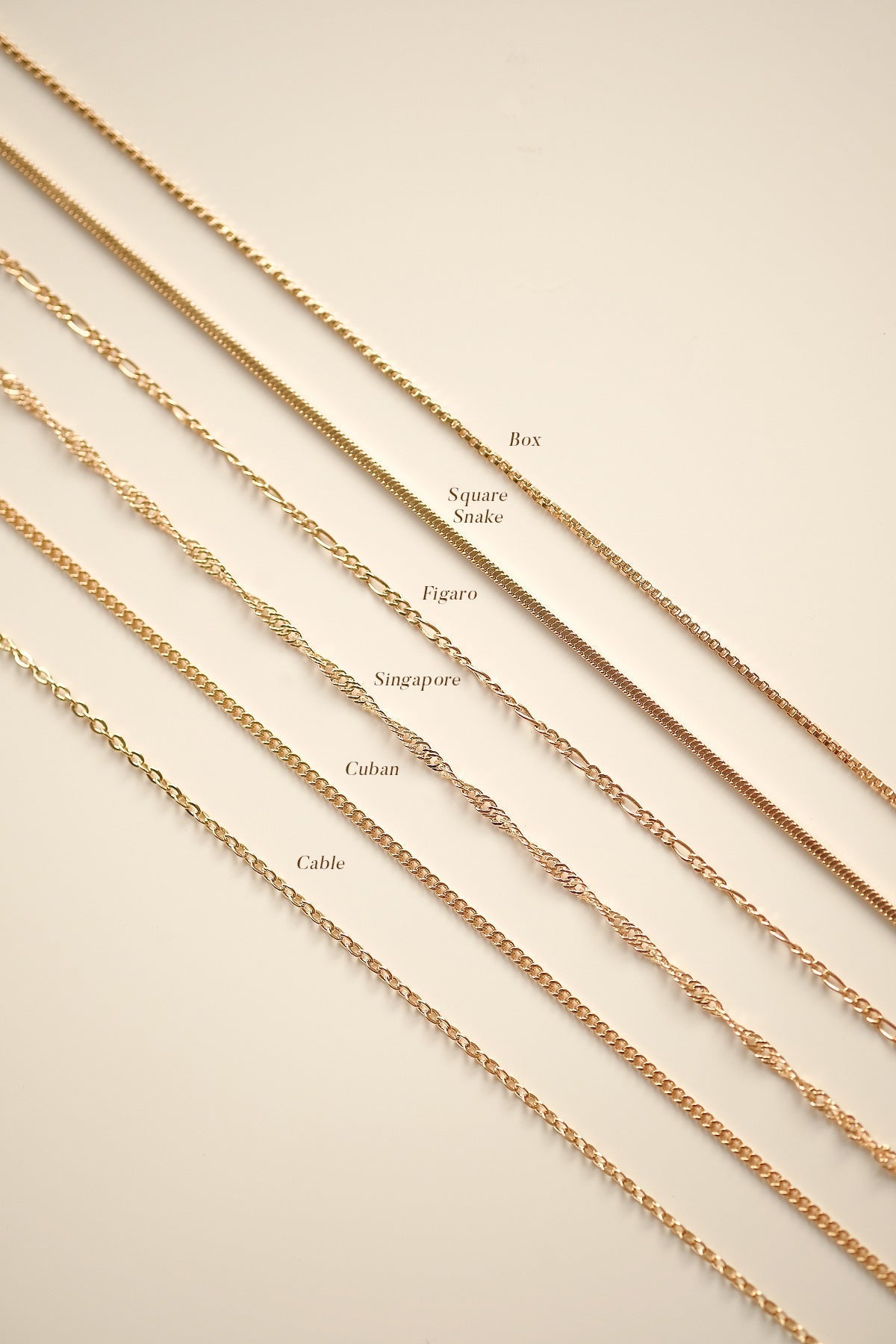 Figaro Chain Necklace - S-kin Studio Jewelry | Minimal Jewellery That Lasts.