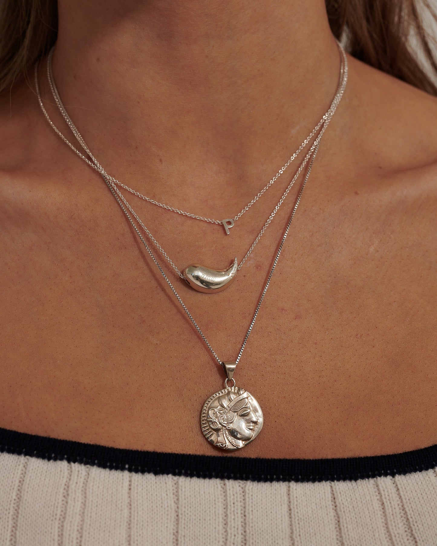 Inyo Engravable Necklace - Sterling Silver