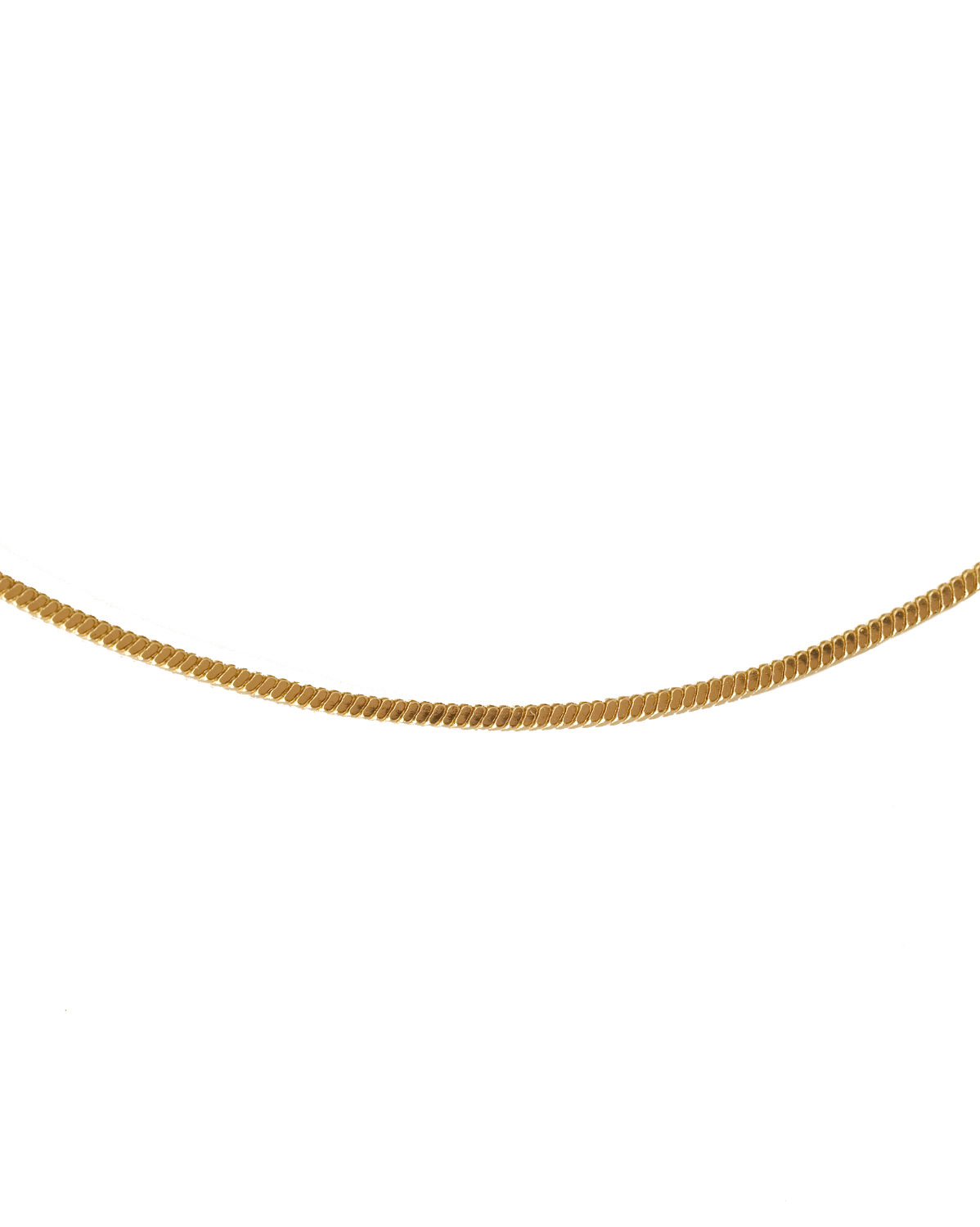 Square Snake Chain Necklace