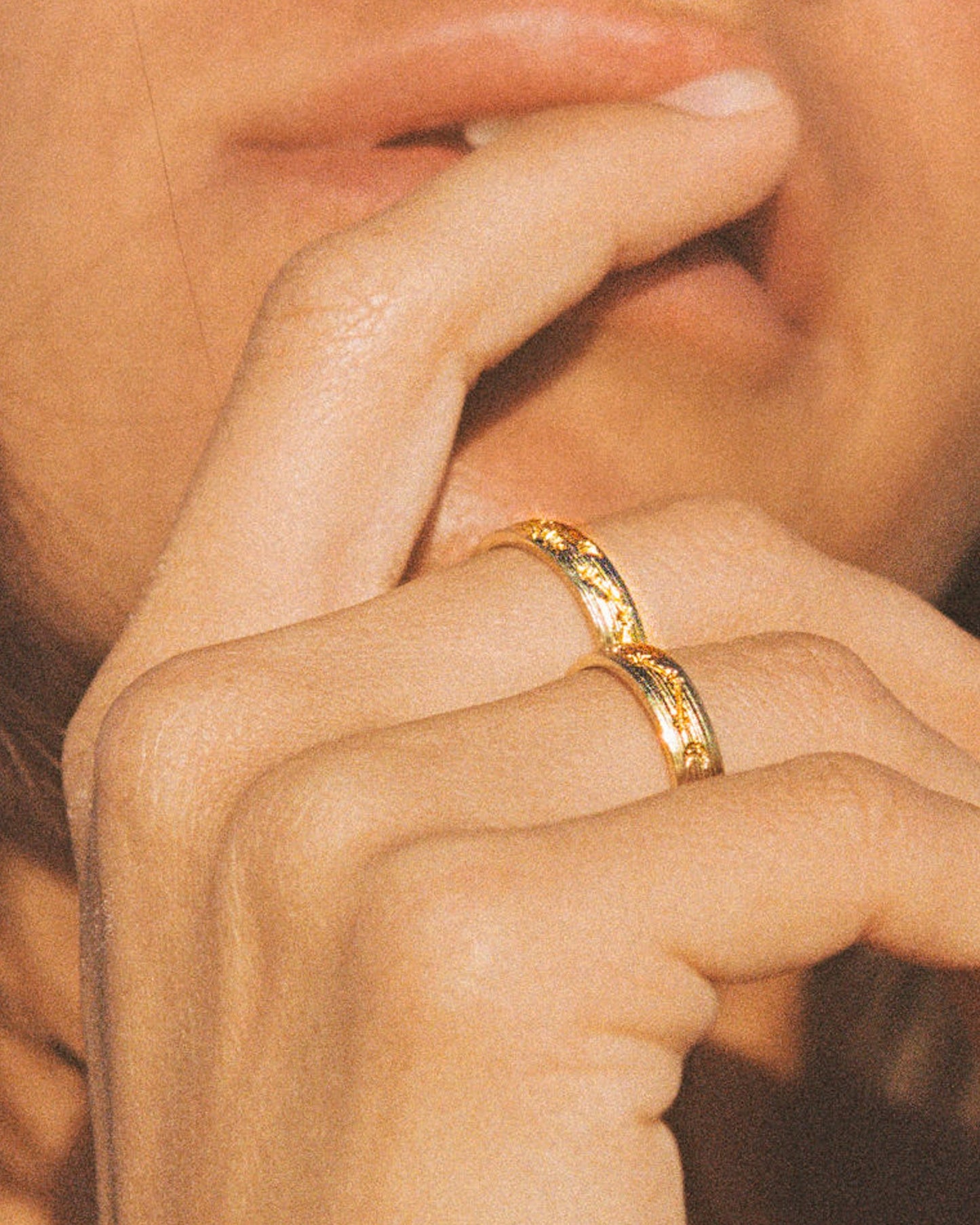Solid Gold Dante Ring