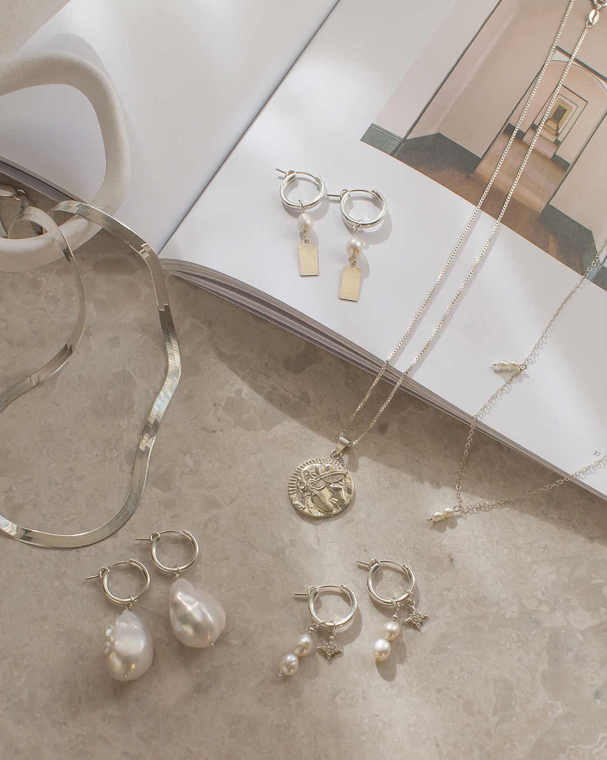 Adelina Flat Choker Necklace - S-kin Studio Jewelry | Minimal Jewellery That Lasts.