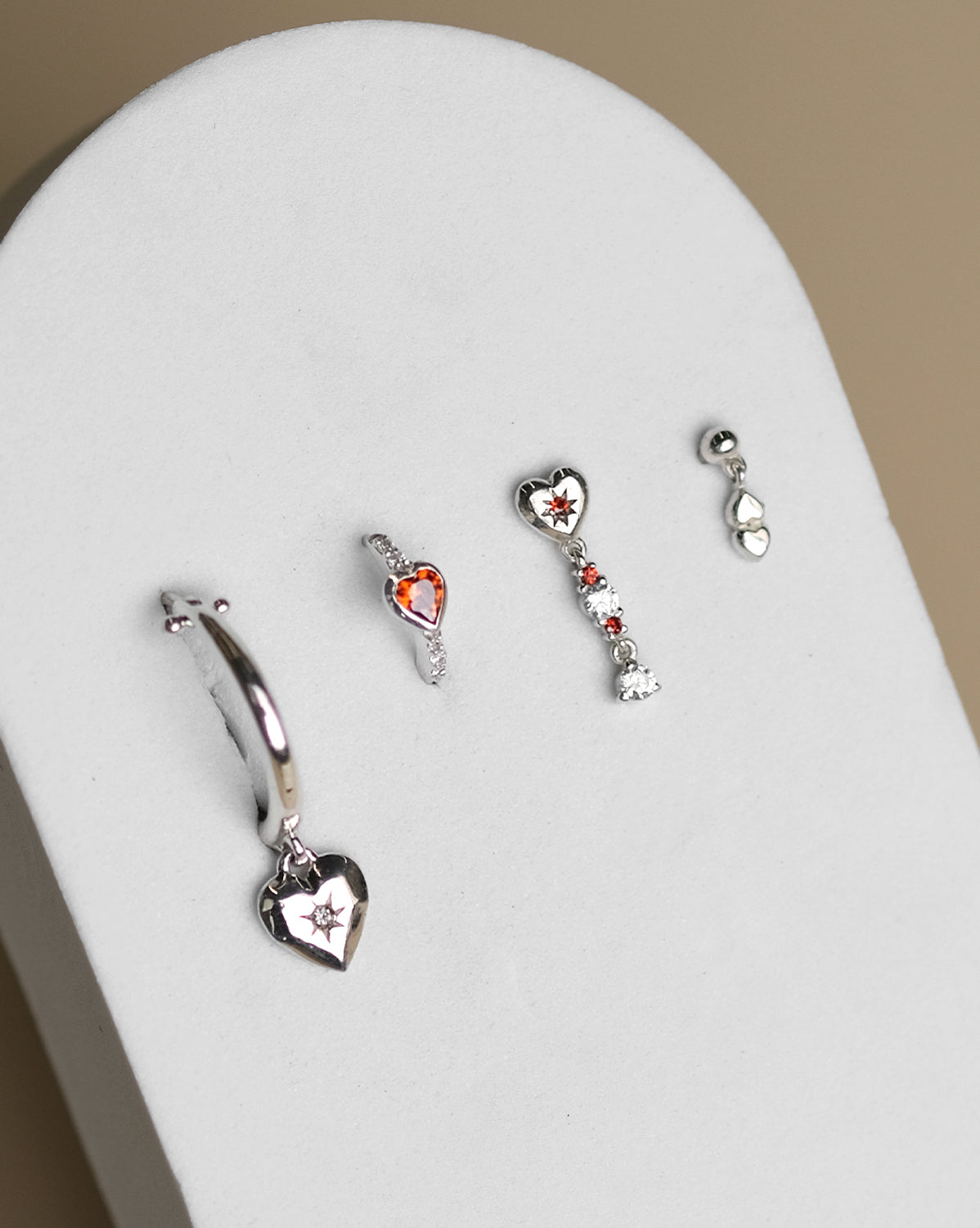 Aiko Hoops Set - Sterling Silver