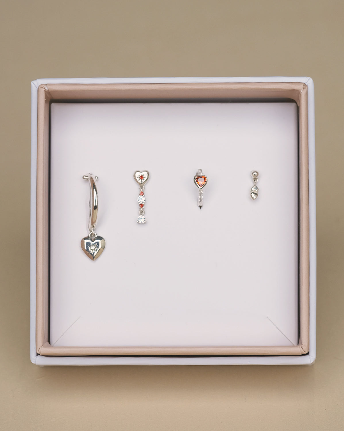 Aiko Hoops Set - Sterling Silver