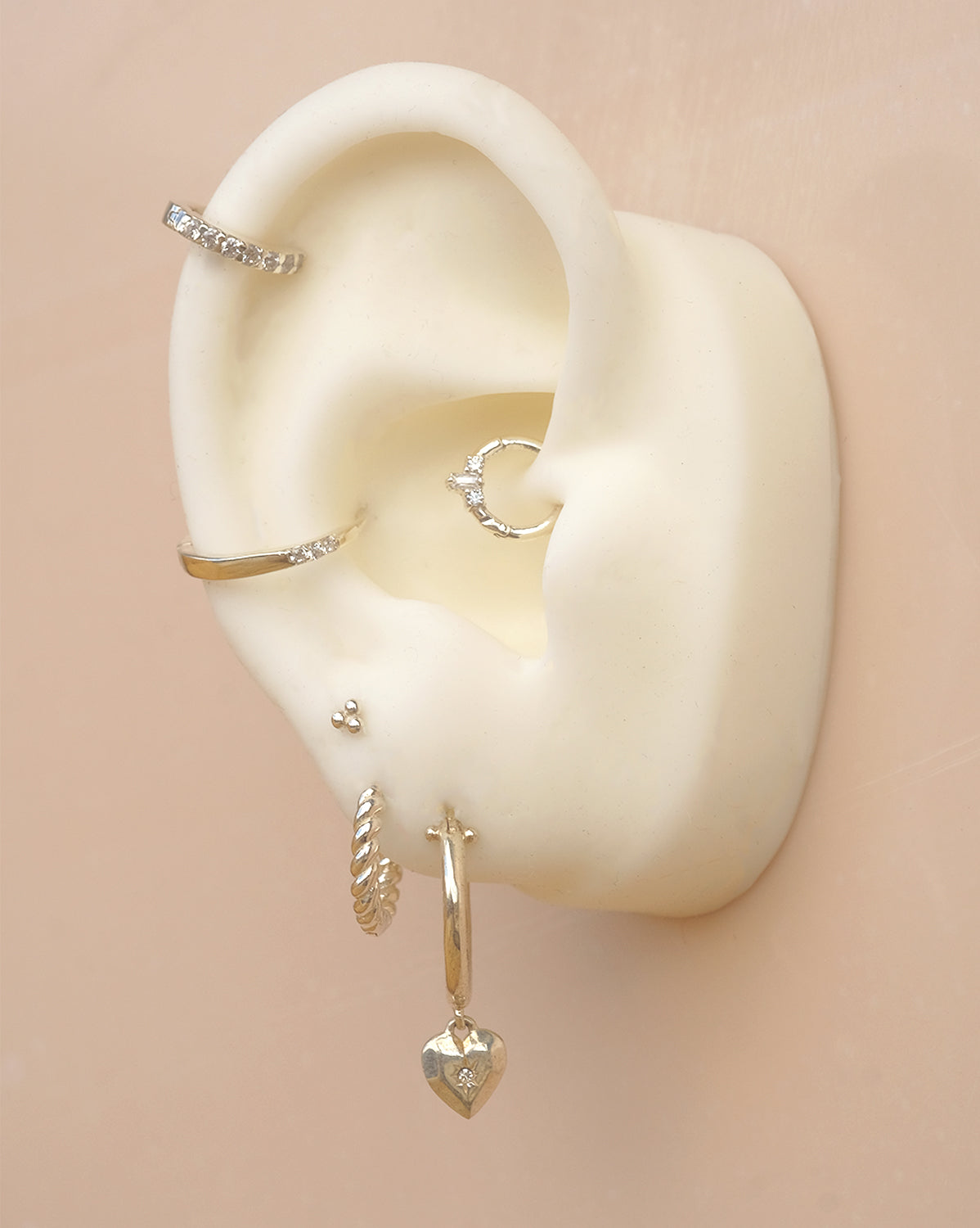 Trinity Single Stud - Sterling Silver