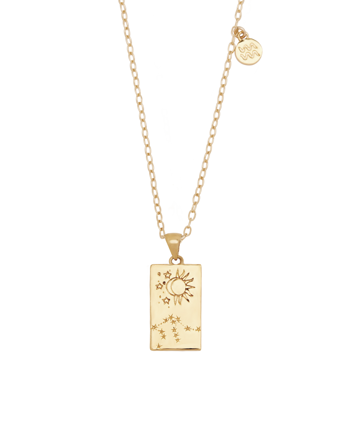Aquarius Zodiac Necklace