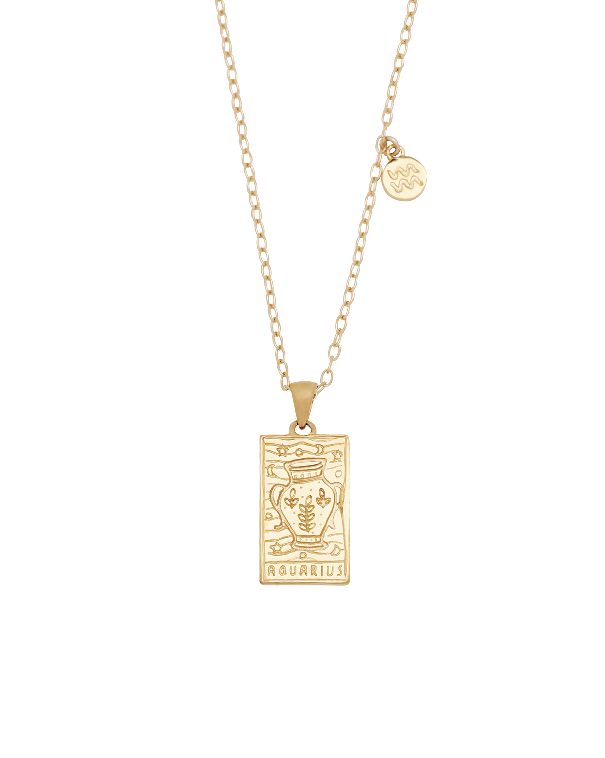 Aquarius Zodiac Necklace