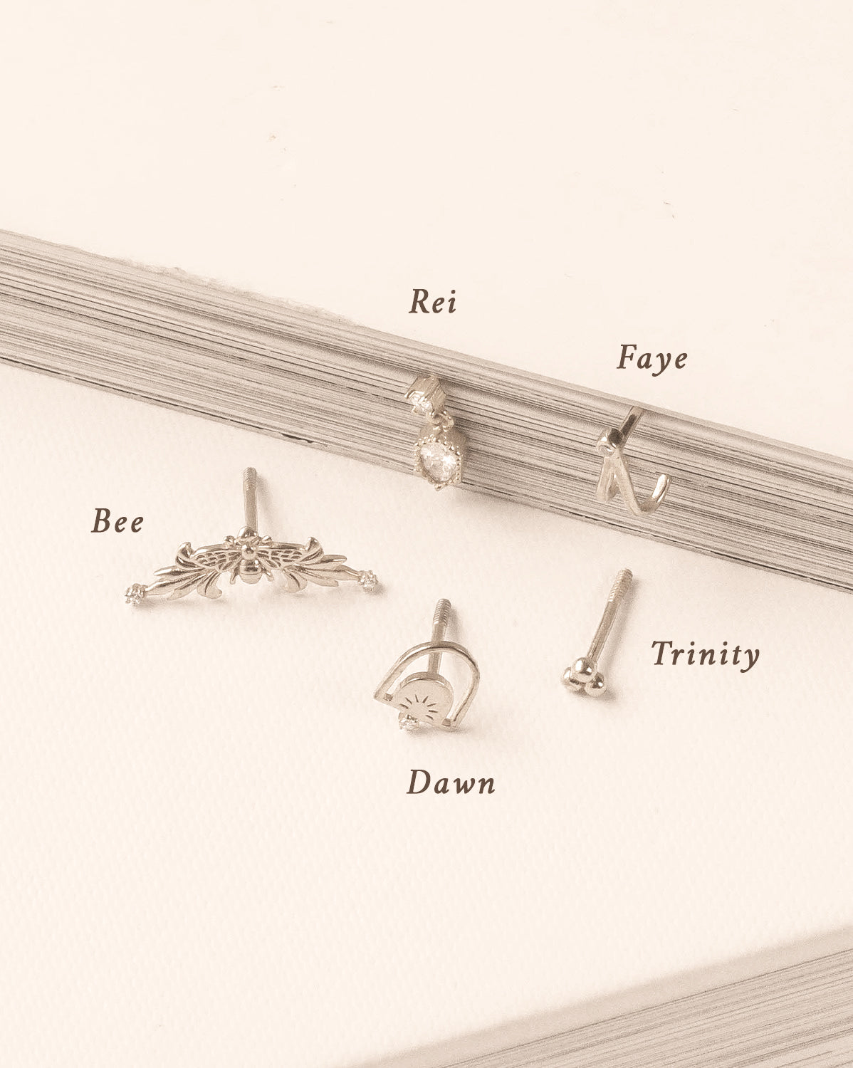 Trinity Single Stud - Sterling Silver