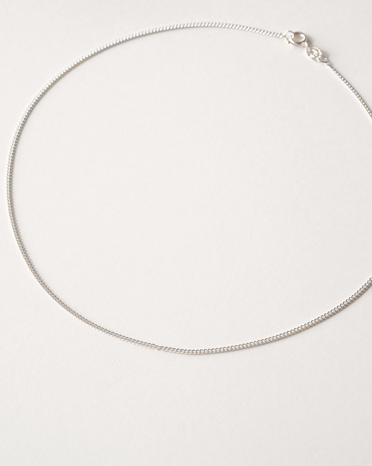 Sterling Silver Cuban Chain Necklace - S-kin Studio Jewelry | Minimal Jewellery That Lasts.