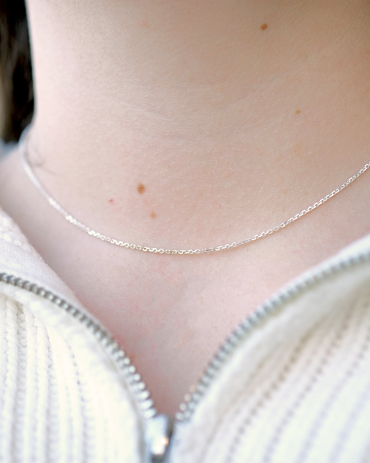 Sterling Silver Cuban Chain Necklace - S-kin Studio Jewelry | Minimal Jewellery That Lasts.