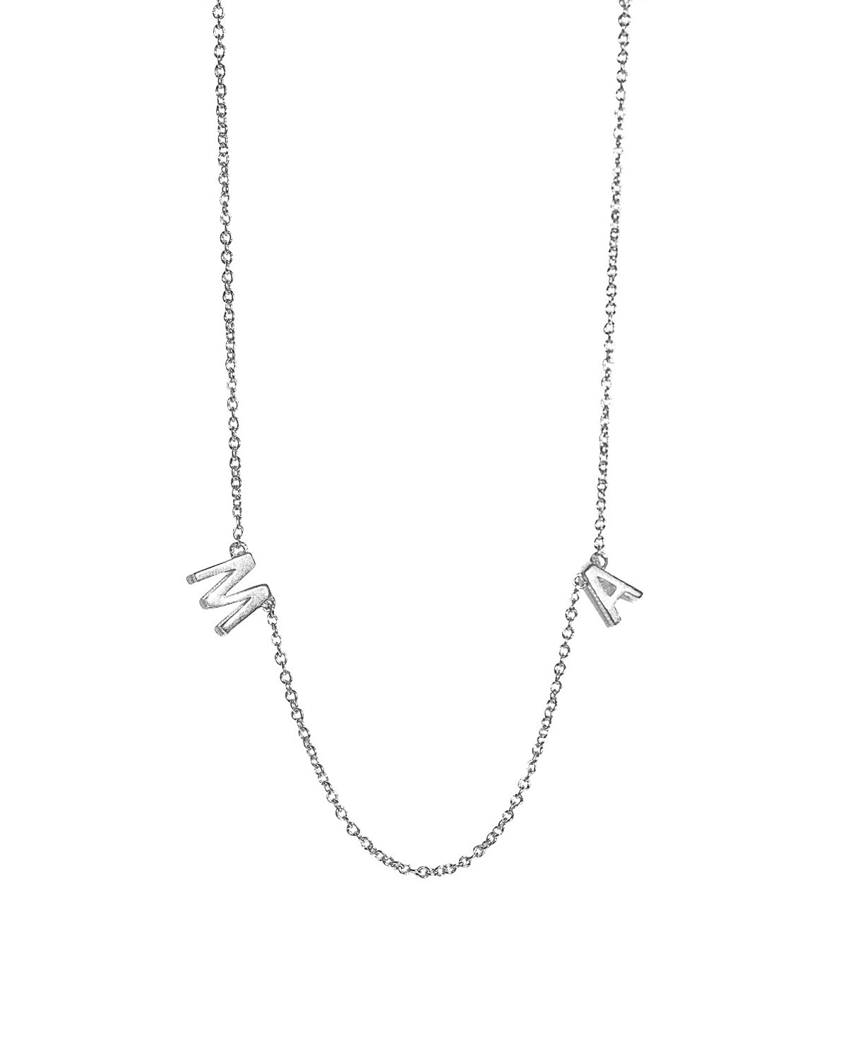 Custom Duo Initials Necklace - S-kin Studio Jewelry | Minimal Jewellery That Lasts.