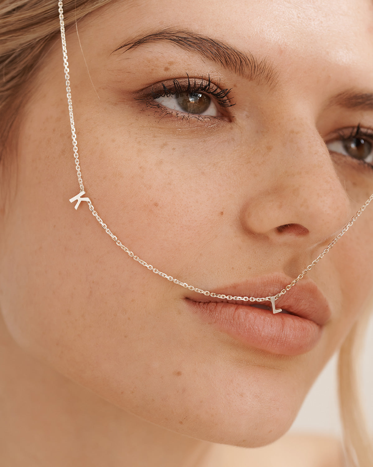 Custom Duo Initials Necklace - S-kin Studio Jewelry | Minimal Jewellery That Lasts.