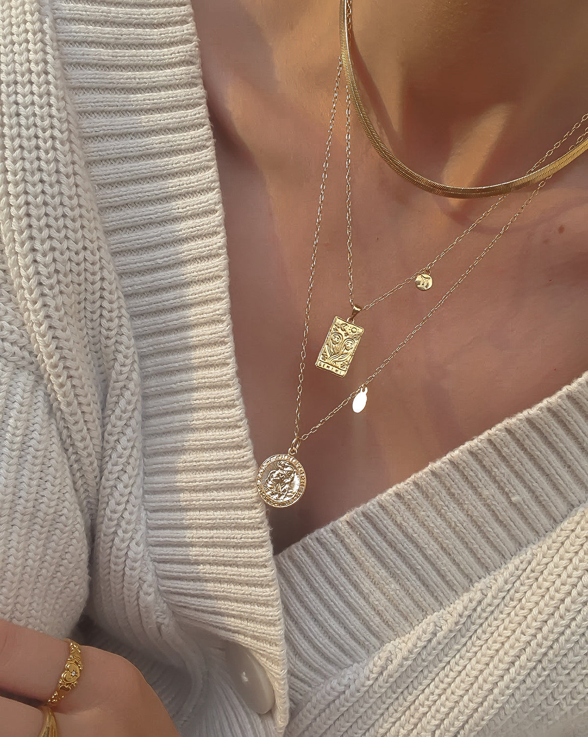Gemini Zodiac Necklace - S-kin Studio Jewelry | Minimal Jewellery That Lasts.