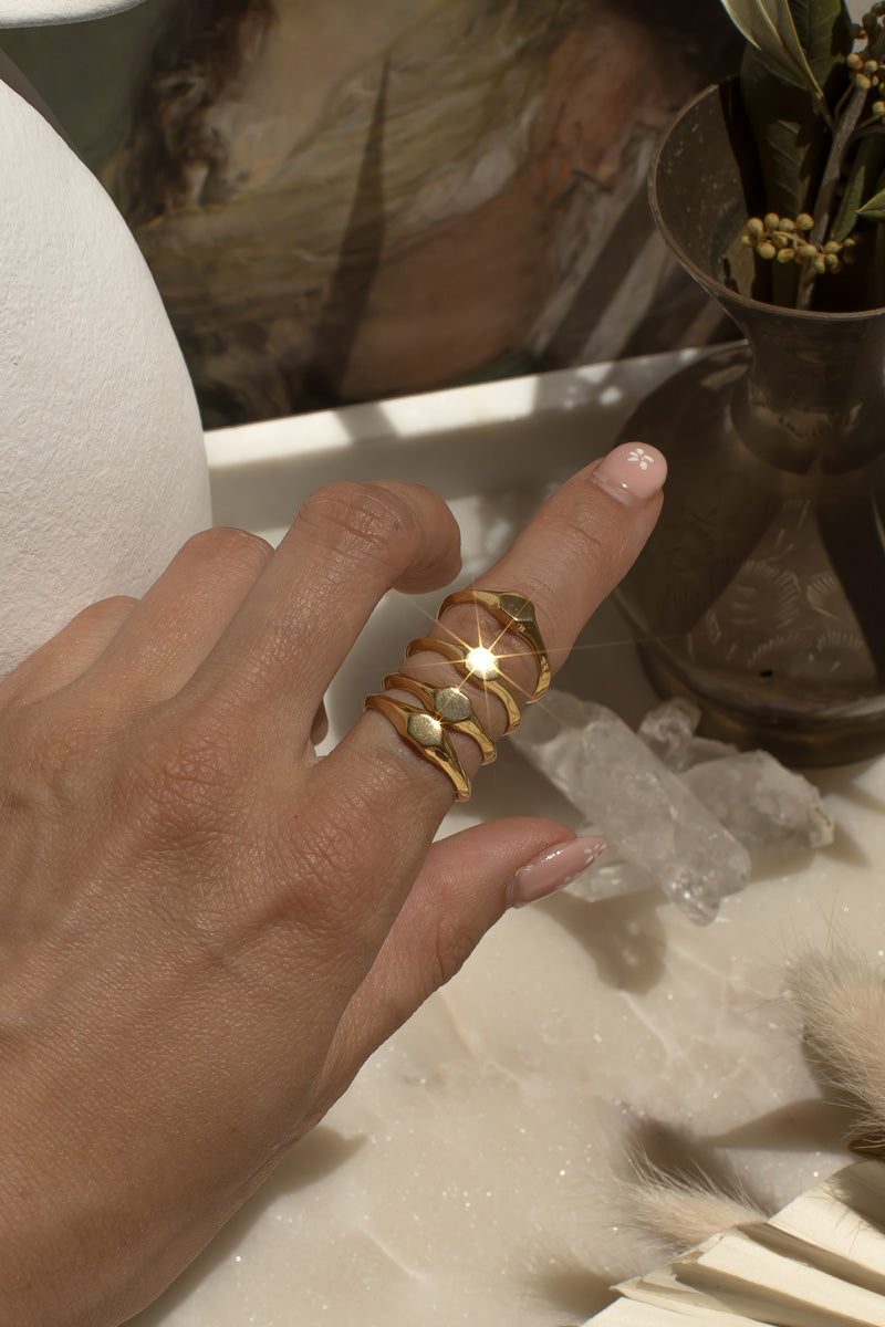 Tarot Inspired Gold Fill Jewelry | S-kin Studio Jewelry | Minimal Jewelry That Lasts