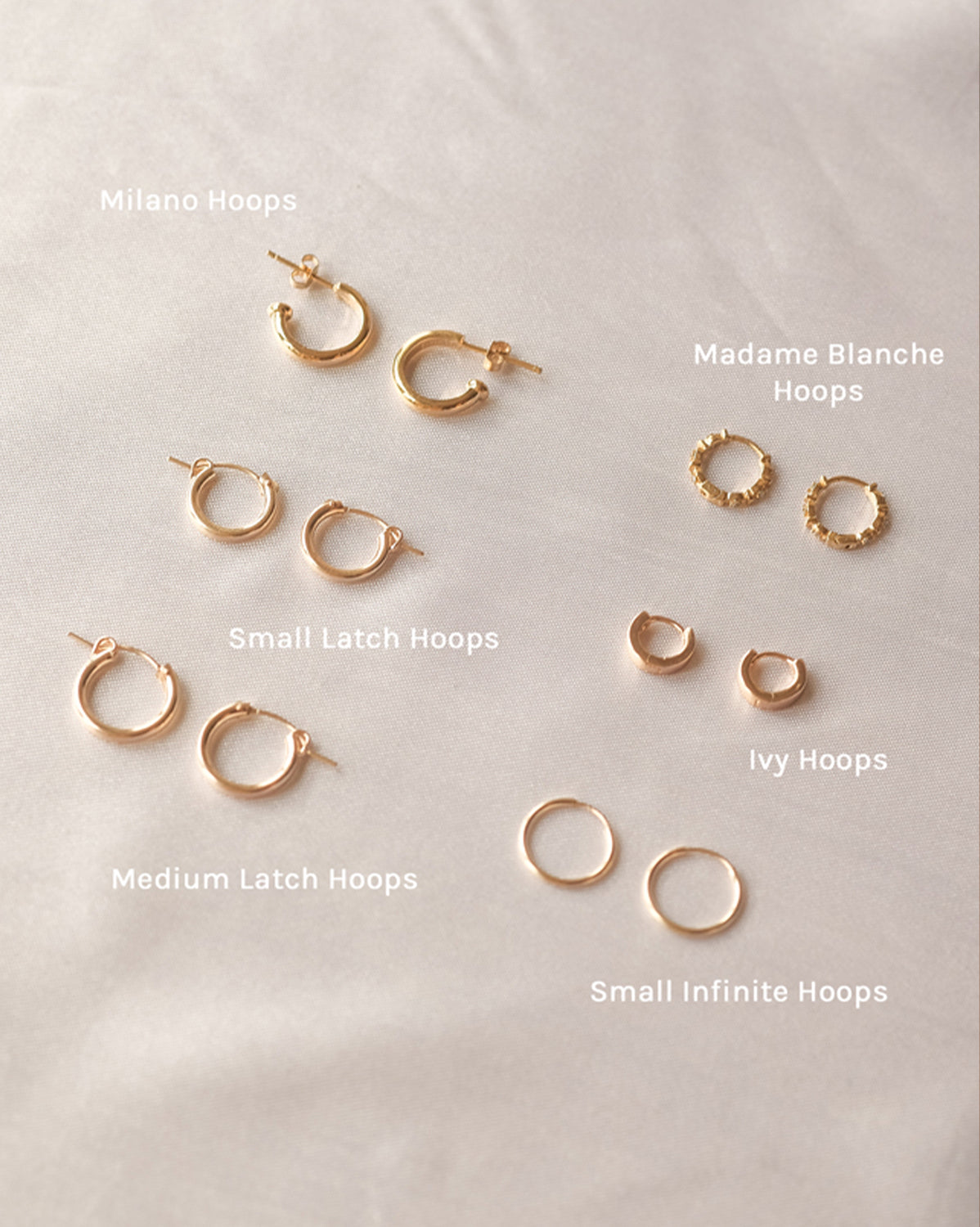 Gold Ivy Huggie Hoops - S-kin Studio Jewelry | Minimal Jewellery That Lasts.