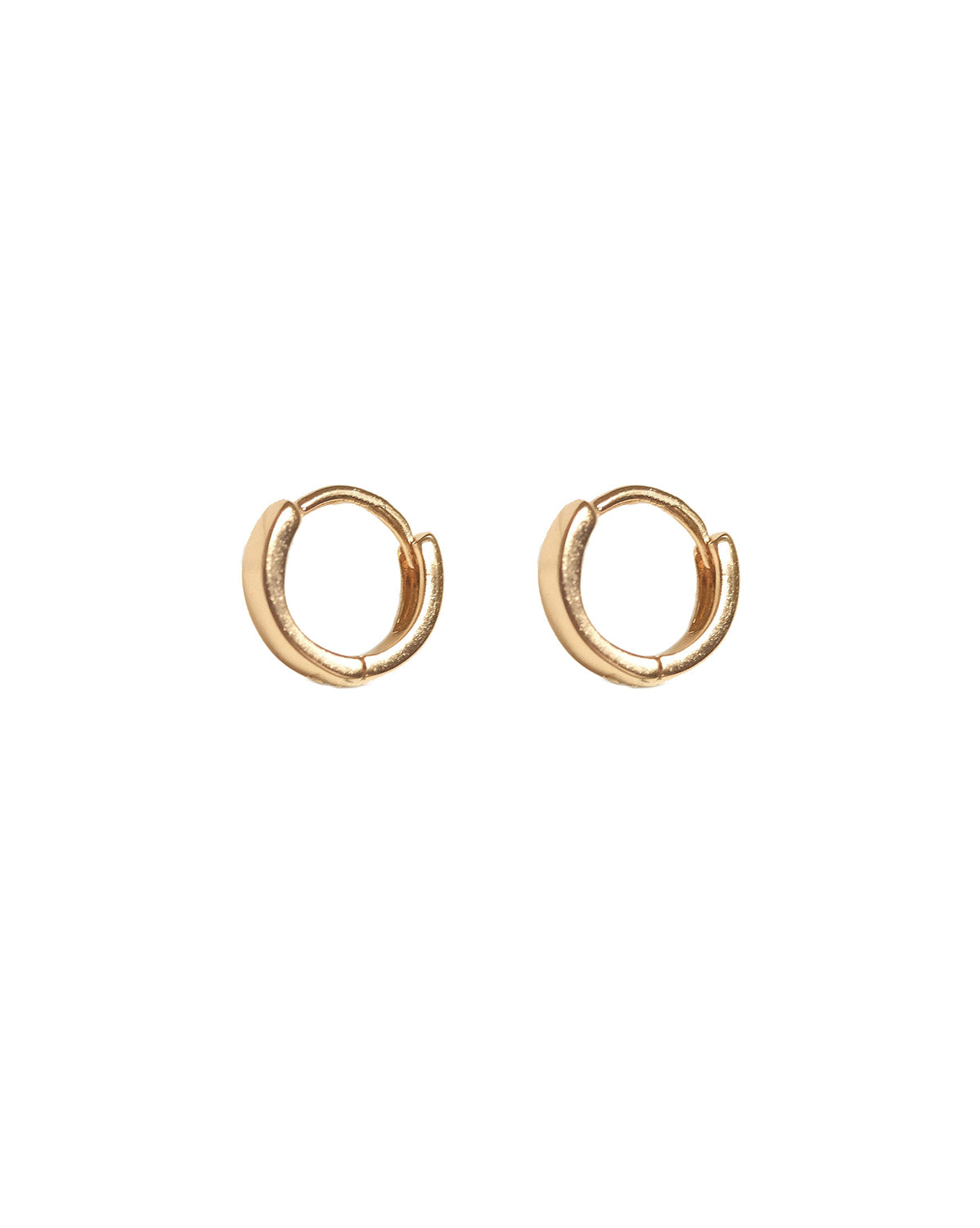 Gold Ivy Huggie Hoops - S-kin Studio Jewelry | Minimal Jewellery That Lasts.