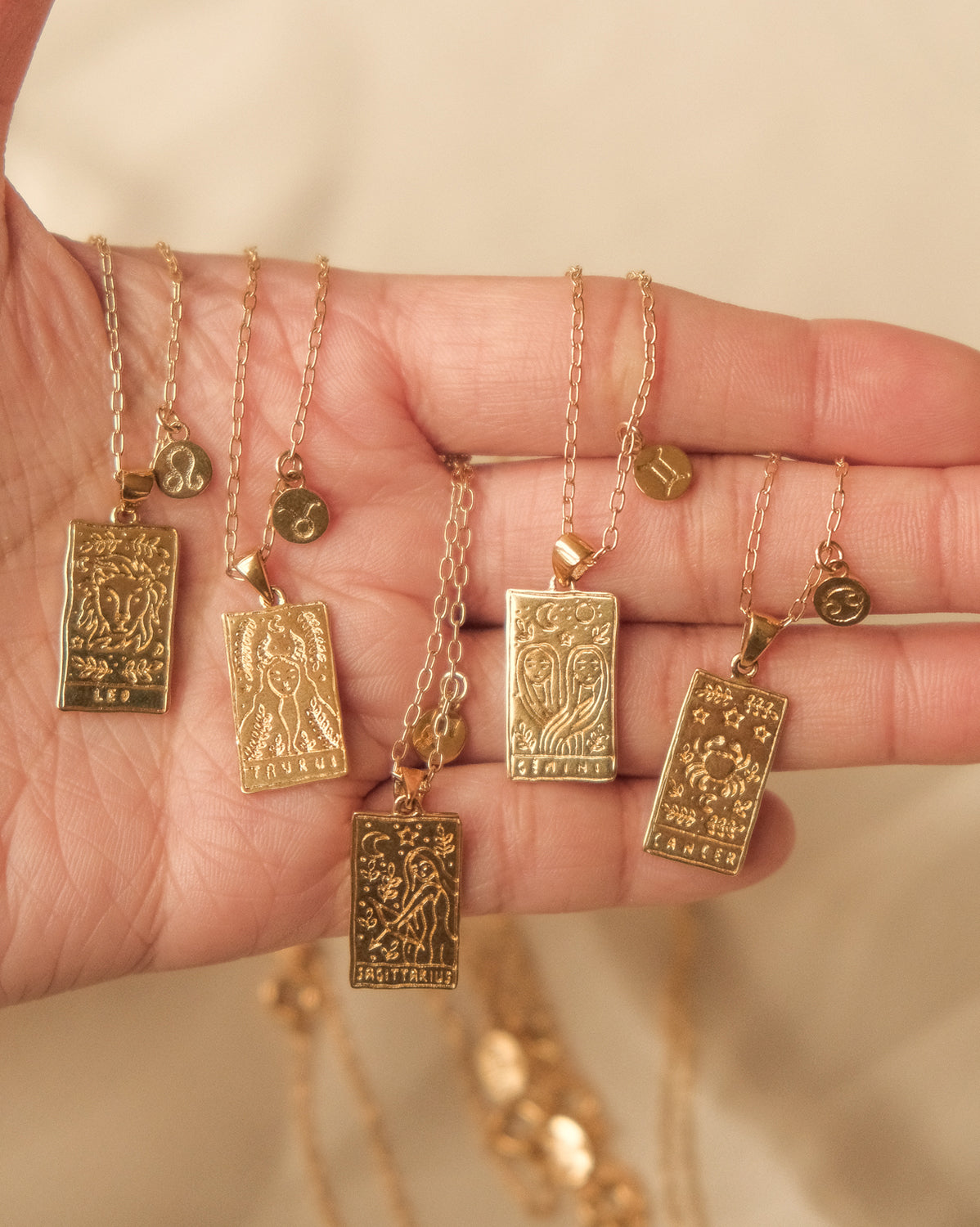 Leo Zodiac Necklace - S-kin Studio Jewelry | Minimal Jewellery That Lasts.