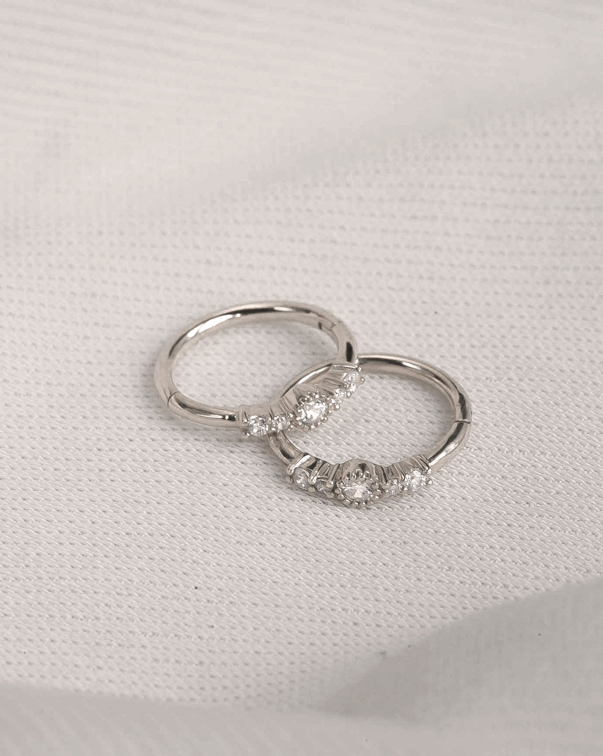 Siria Single Hoop - Sterling Silver