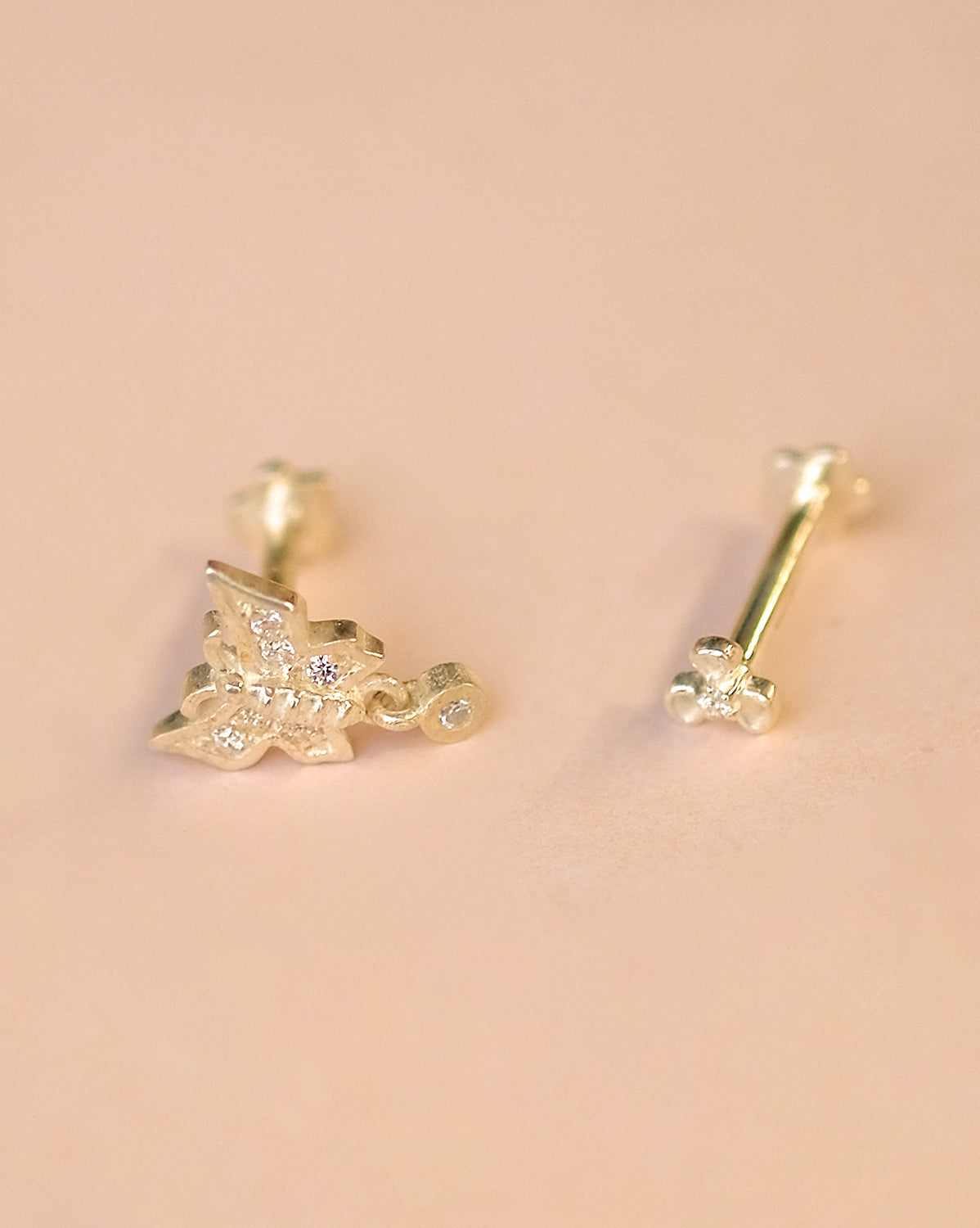 Chihiro Flower Stud - Sterling Silver