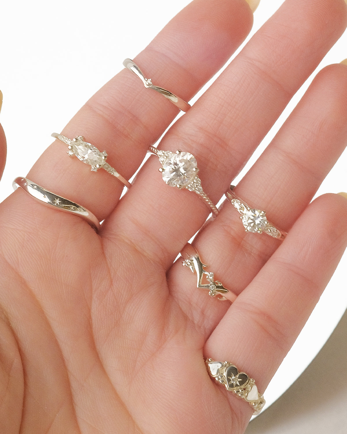 Lovelace Wishbone Ring - Sterling Silver