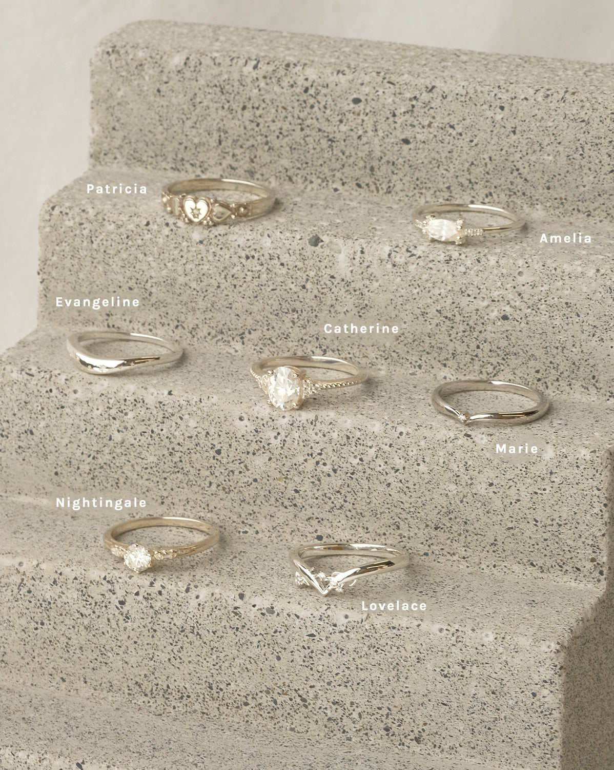 Lovelace Wishbone Ring - Sterling Silver