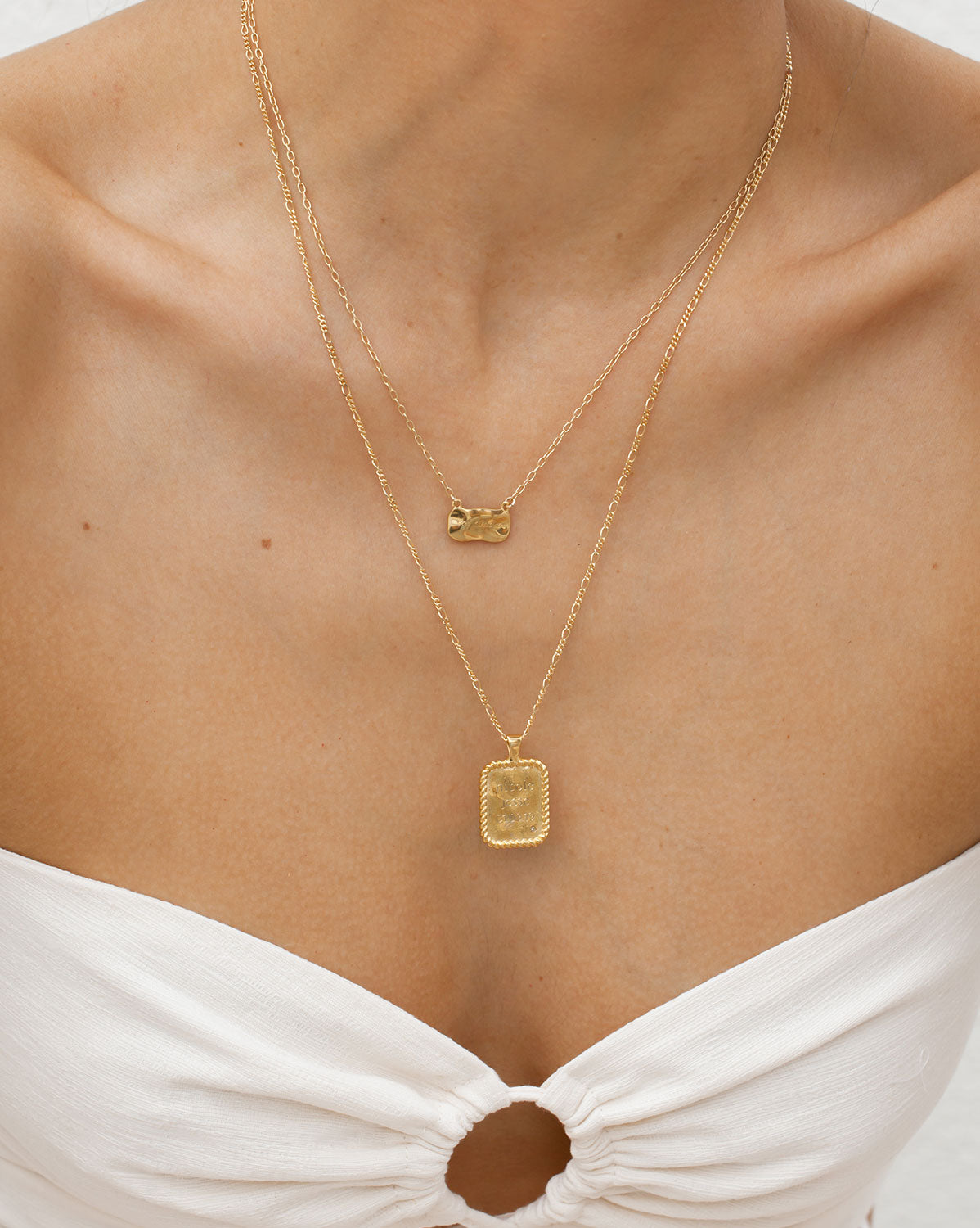 Flint Engravable Pendant Necklace