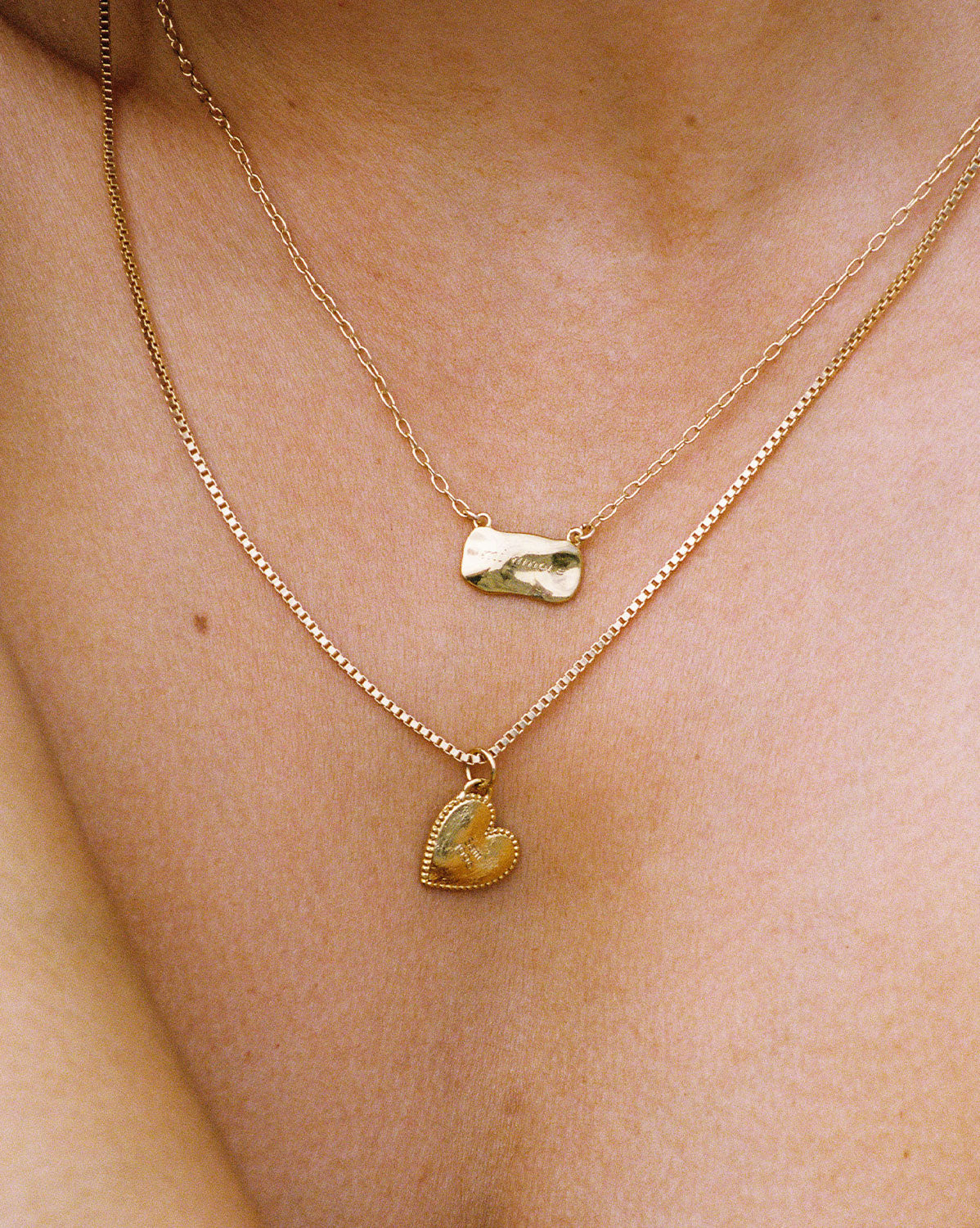 Venus Engravable Heart Necklace