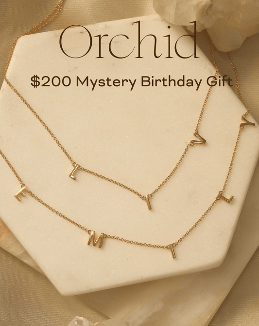 $200 Mystery Birthday Gift - Orchid