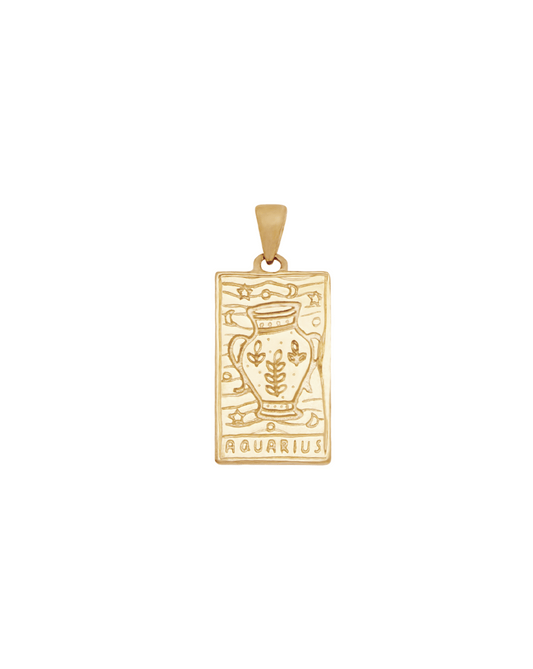 Aquarius Zodiac Pendant