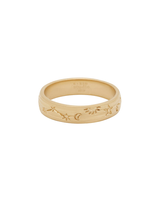 Solid Gold Dante Ring