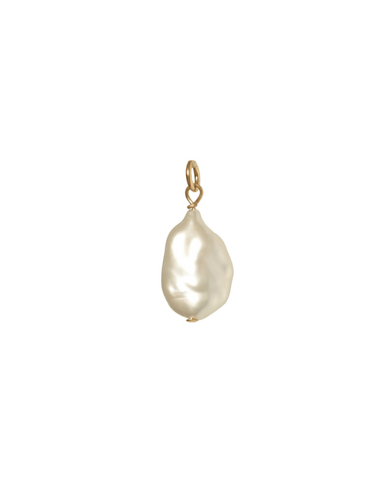 Mix & Match Flat Teardrop Pearl Charm