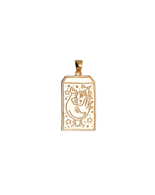 Rooster Chinese Zodiac Pendant