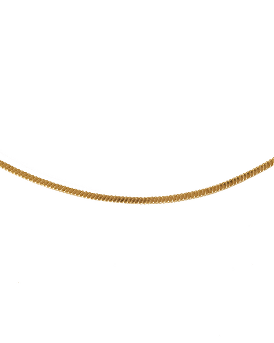 Square Snake Chain Necklace