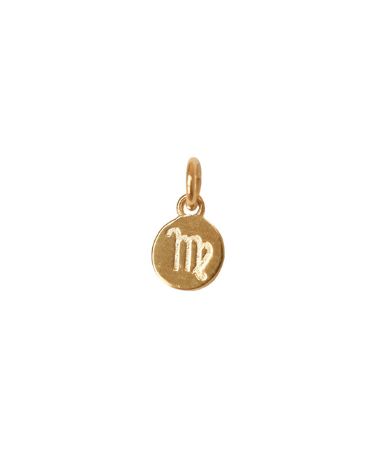 Small Virgo Zodiac Pendant