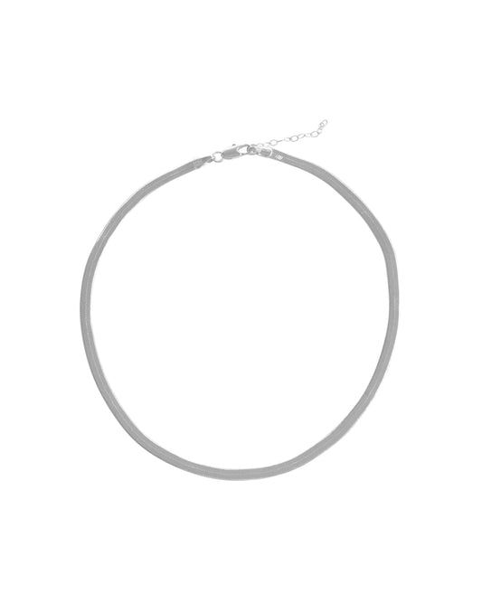 Adelina Flat Choker Necklace - S-kin Studio Jewelry | Minimal Jewellery That Lasts.