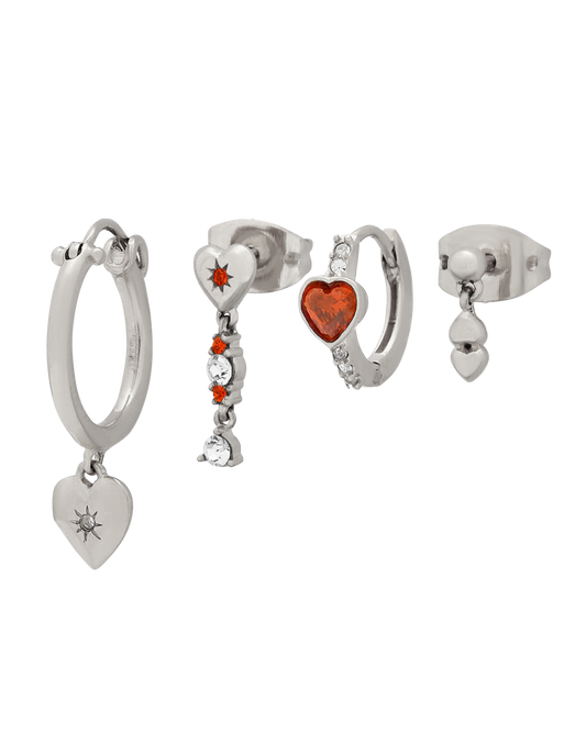 Aiko Hoops Set - Sterling Silver