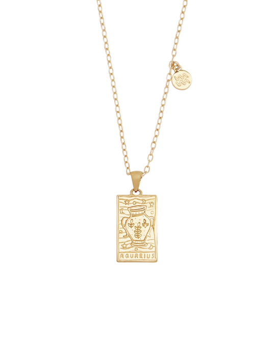 Aquarius Zodiac Necklace