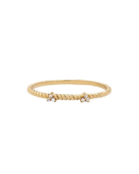 Cassia Solid Gold Stacking Ring | 9K Solid Gold Rings | S-kin Studio Jewelry | Ethical Jewelry That Lasts