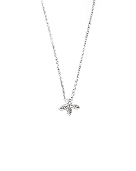 Cleopatra Milgrain Necklace - Sterling Silver | S-kin Studio Jewelry | Ethical Sterling Silver Necklace