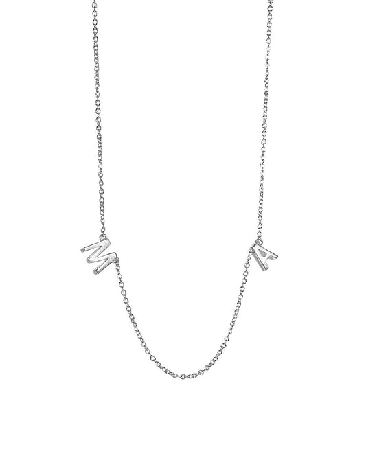 Custom Duo Initials Necklace - S-kin Studio Jewelry | Minimal Jewellery That Lasts.