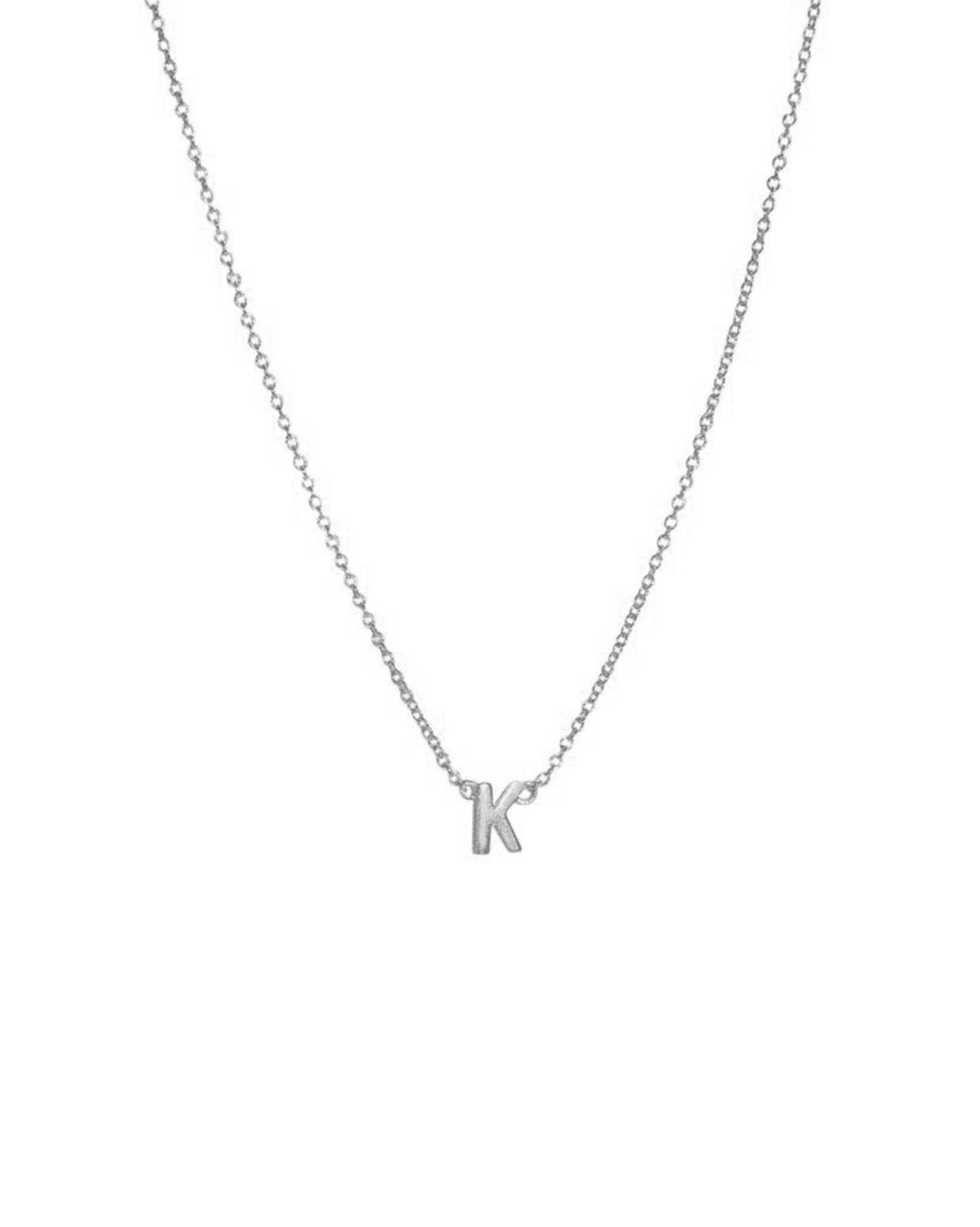 Custom Single Initial Necklace - S-kin Studio Jewelry | Minimal Jewellery That Lasts.