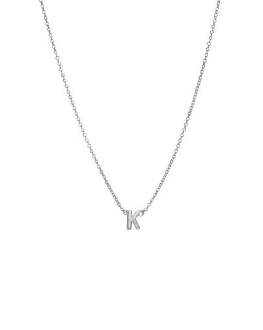 Custom Single Initial Necklace - S-kin Studio Jewelry | Minimal Jewellery That Lasts.